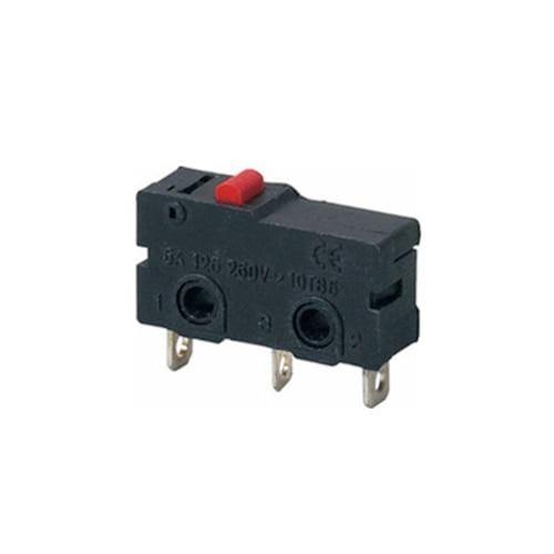 5Stk Mini Mikro Grenzschalter NO NC 3 Pins PCB Anschlüsse SPDT 5A 125V 250V 29mm Rollenbogen Hebel Schnappschalter