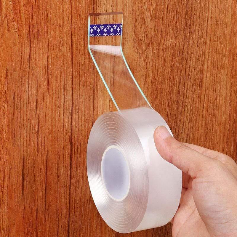 1/2/3/5m 50cm Double-Sided Tape Washable Fixed Carpet Spike Adhesive Transparent Strips Gekko Tape Adhesive Gadget Acrylic Universal