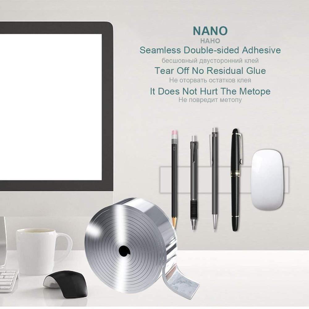 3M Magic Nano Double-Sided Tape Transparent Adhesive-Free Reusable Waterproof Glue Strong Wall Sticker For Bathroom Kitchen