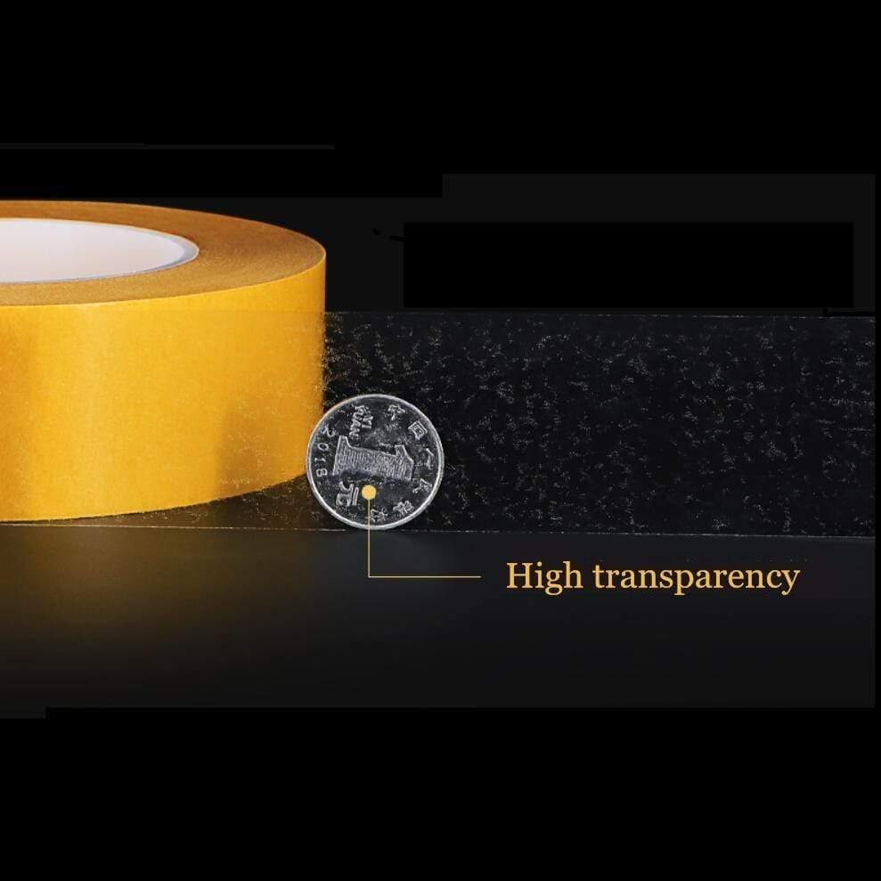 50 Meter High Temperature Resistant PET Double-Sided Tape Trace-Free Transparent Heat Resistant Strong Double-Sided Tape