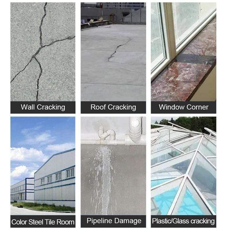 High temperature resistant waterproof adhesive tape aluminum foil thick butyl tape wall crack roof duct repair tape 5-10M