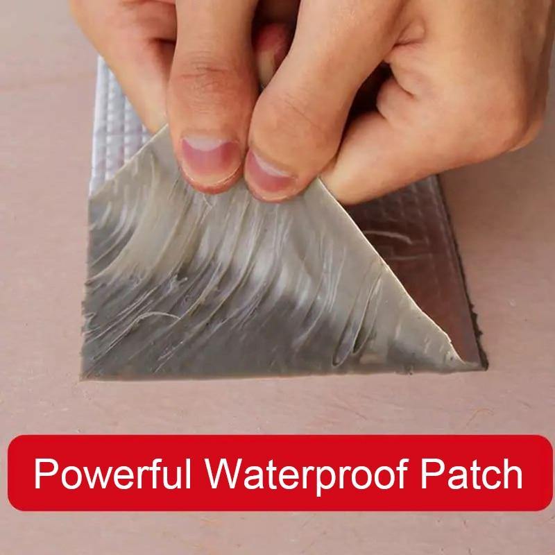 High temperature resistant waterproof adhesive tape aluminum foil thick butyl tape wall crack roof duct repair tape 5-10M