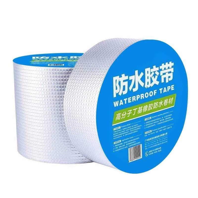 High temperature resistant waterproof adhesive tape aluminum foil thick butyl tape wall crack roof duct repair tape 5-10M