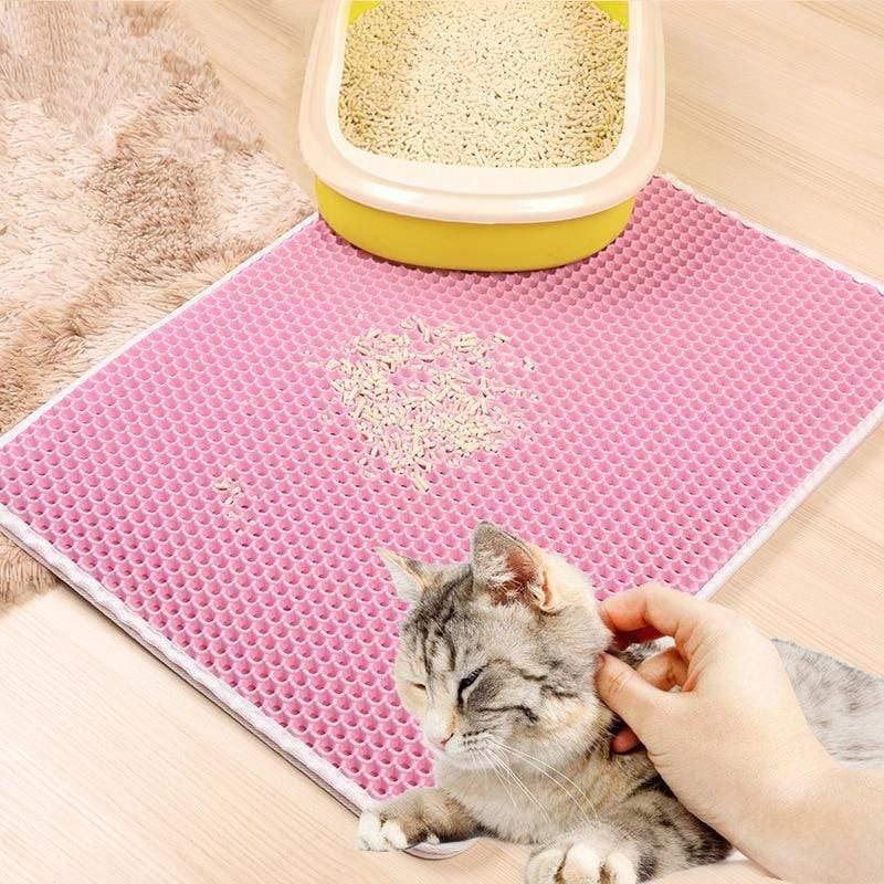 Mat Pet Supplies Teppich Katze Sandstreu Matte Toilette Wasserdicht Haustiere Fallen Hund Faltbar Zuhause Reinigen Katzen EVA Rutschfeste Matten Teppich