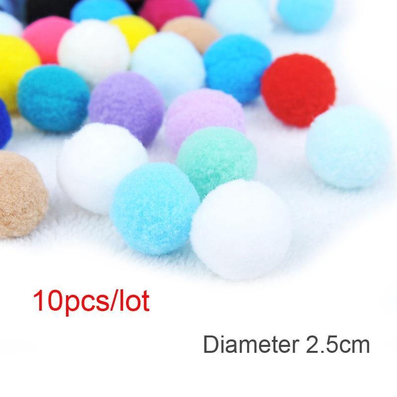 10 Stück/Packung Kaninchenfell falsche Maus Haustier Katzenspielzeug Feder Regenbogenballspielzeug Mini witzige Spielzeuge für Katzen Kätzchen 2 Zoll