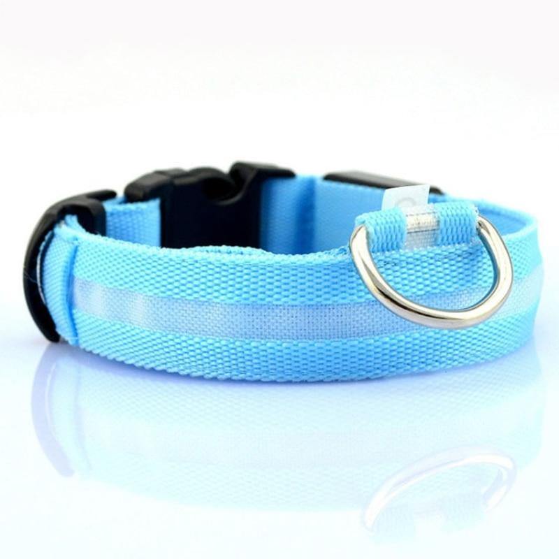 Haustier Halsband LED Licht Hundehalsband Nacht Sicherheit Anti-Verlust Auto Unfall Vermeidung Blitz Haustier Halskette Schwarzes Halsband Katze Und Hund Leuchtend