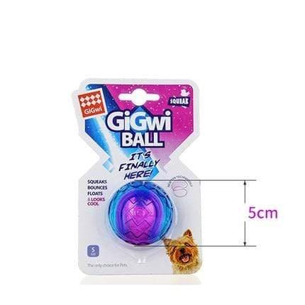 Haustier Hund Welpe Quietschendes Kauspielzeug Geräusch Reines Natürliches Ungiftiges Gummi Outdoor Spiel Kleiner Großer Hund Lustiger Ball