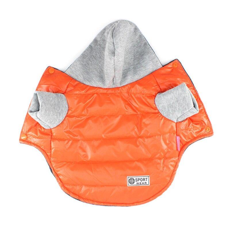 5 Farben Winter Haustier Hundejacke Mantel Verdickung Warme Welpe Hundekleidung Mit Kapuze Größe 8-18