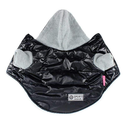 5 Farben Winter Haustier Hundejacke Mantel Verdickung Warme Welpe Hundekleidung Mit Kapuze Größe 8-18