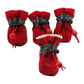 4 Stück Winter Dick Warm Haustier Hundeschuhe Anti-Rutsch Wasserdicht Regen Schnee Stiefel Schuhe Für Welpen Hund Socken Stiefel Haustier Pfotenpflege