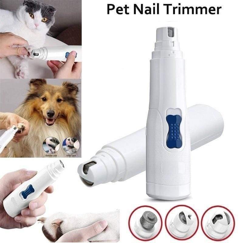 Elektrischer Haustier-Nagelmahler Feile Trimmer Pro Pflegewerkzeug Hunde Katzen Krallen Pfoten Scherer