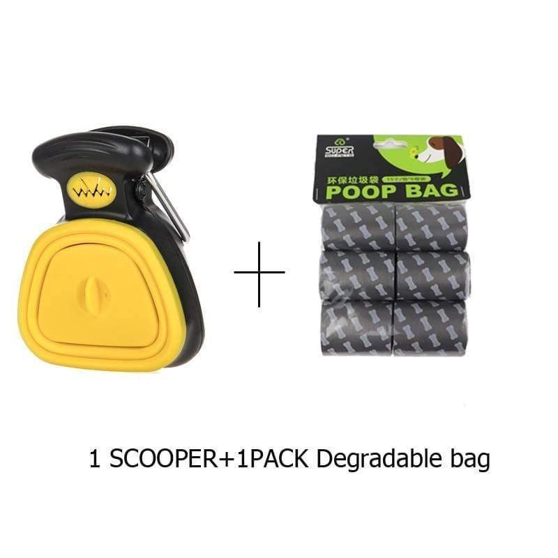 Hund Haustier Reisen Faltbare Kotgreifer Mit 1 Rolle abbaubare Beutel Kot Scoop Reinigen Aufnehmen Exkrement Reiniger Epacket Versand