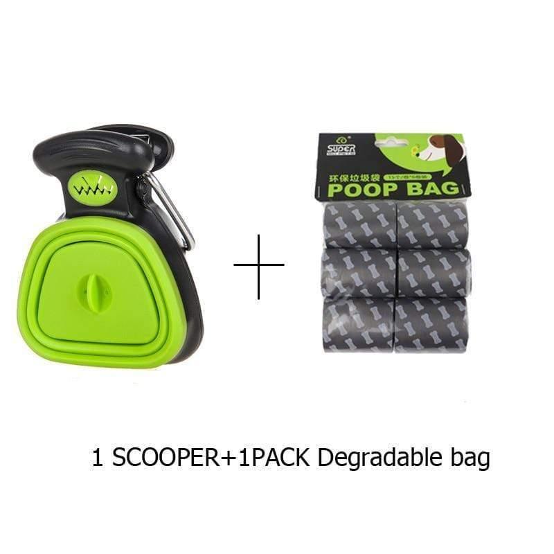 Hund Haustier Reisen Faltbare Kotgreifer Mit 1 Rolle abbaubare Beutel Kot Scoop Reinigen Aufnehmen Exkrement Reiniger Epacket Versand