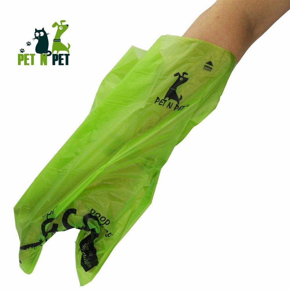 Pet N Pet biologisch abbaubare Hundekotbeutel umweltfreundlich 360/720 Stück 24/48 Rollen 15 Mikrometer grüne Katzenabfallbeutel