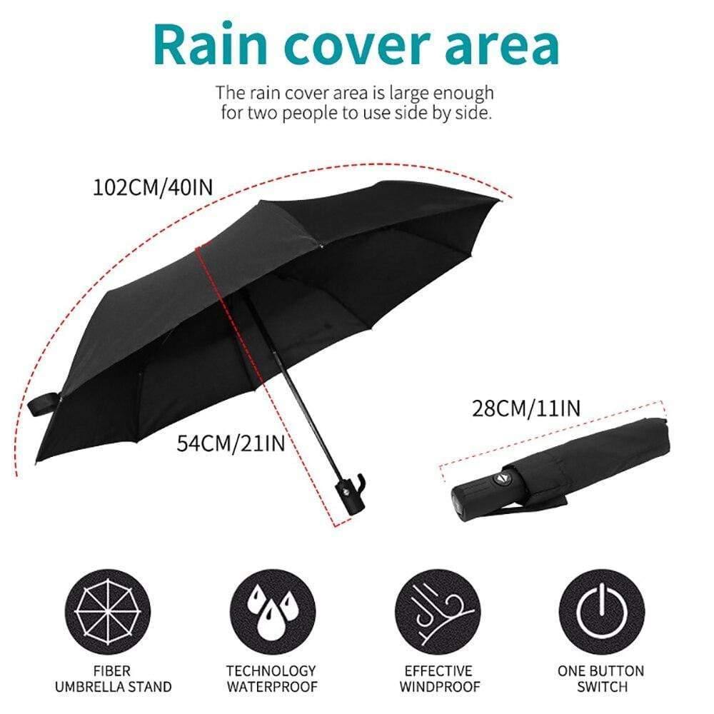 Auto Logo Automatischer Regenschirm Tragbar Für Mercedes Benz Auto Emblem Geschäftsschirm Herren Schwarz Bumbershoot Parasol Sonnenschirm (Mercedes Benz)