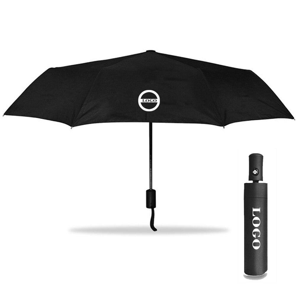 Vollautomatischer Geschäftsregenschirm mit Auto-Logo für Mercedes BMW JEEP Jaguar Volvo Land Rover Opel Tesla Autoemblem-Regenschirm