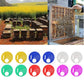12PCs Runde Bienenstock Box Eingangstor Disk Kunststoff Bienen Nest Tür Waben Eingangstor Imker Werkzeug Ausstattung