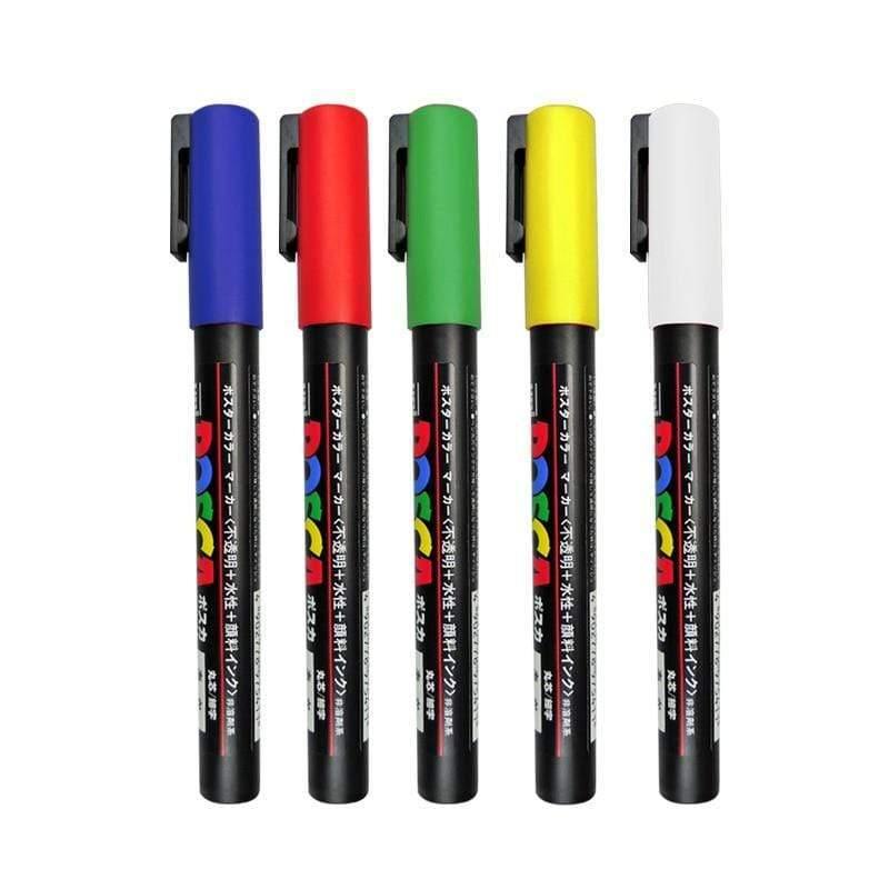 5PCS /Sets Königin Biene Markierungs Imker Marker Stift Imkerei Kunststoff Markierungen Stift 5 Farben Weiß Gelb Rot Grün Blau Bienenwerkzeuge (M)