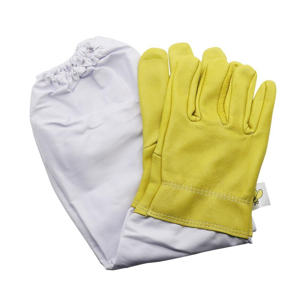 Imkerei Schaffell Handschuhe Anti-Biene Anti-Stich Für Professionelle Imkerei Imker Bienenzucht Werkzeuge 1 Paar