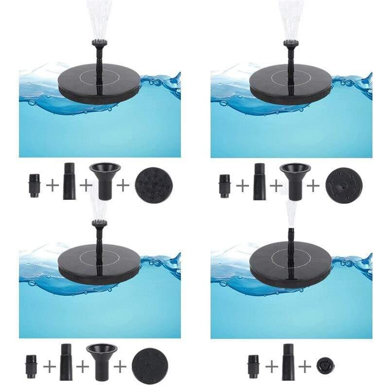 Solarbrunnen Bewässerungsset Patios Landschaft Schwimmende Wasserpumpe Outdoor Garten Swimmingpool Teich Wasserfall Dekoration Brunnen (16cm)