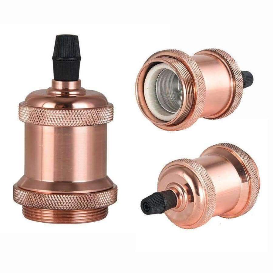 2018 Beste Qualität E27 Antik Retro Lampenfassung Lichtbasen Pendel Glühbirnenadapter Beleuchtung Socket Deckenlicht 5 Farben zur Auswahl