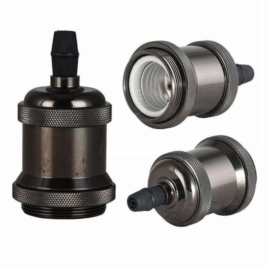 2018 Beste Qualität E27 Antik Retro Lampenfassung Lichtbasen Pendel Glühbirnenadapter Beleuchtung Socket Deckenlicht 5 Farben zur Auswahl