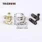 2018 Echtes Hardware Schloss Holzbox Kostenloser Versand 50 Sets Metallhaken Box Riegel Verschluss Schloss Handtasche Antikbronze 4 Löcher 28*33mm