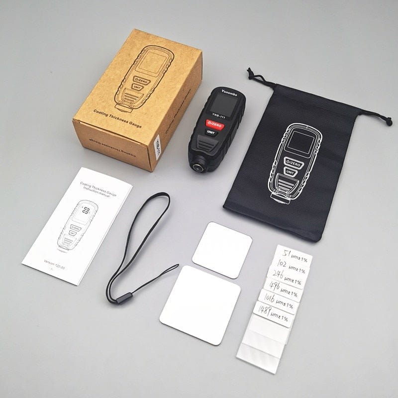 2021 New Yunombo YNB-110/YNB-111 Mini Auto Paint Thickness Gauge Coating Thickness Gauge Film Thickness Gauge Fe nFe Fe+Zn