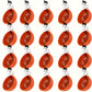 5 Packs, Große automatische Hühnertrinkbecher Hühnertränker geeignet für Küken, Enten, Gänse,Truthahn und Kaninchen Geflügeltränkerset (Orange)