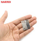 20 Stück Schrankbeschläge 1,5 Zoll Edelstahl Mini Schublade Schmuckkasten Silber Türscharnier für Dekoration Möbelbeschläge