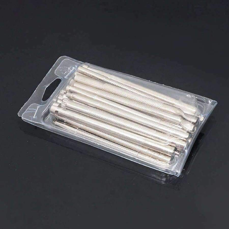 20 Piece DIY Leathercraft Saddle Stamping Tool Set for Leather Work Carbon Handmade Craft Stamping Hammer Cowhide Tool