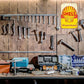 Shell Metallblechschild, Retro Garage Schilder für Männer Wanddekorationen Alte Auto Werkstatt Poster Öl- und Tankstelle Schild Man Cave Dekor, 20,32×30,48 Cm