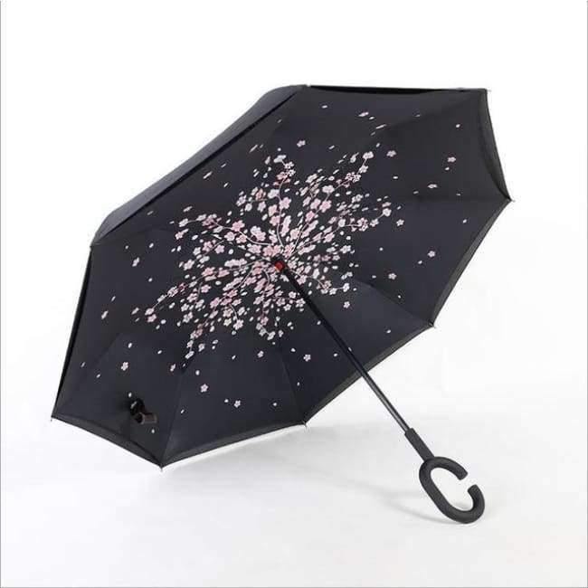 Design Doppel-Lagen Umgekehrter Regenschirm Selbststehender Regenschirm Regen Umkehr-Auto-Regenschirme Dropshipping