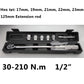 Torque Wrench 0.5-500N.m 1/4 3/8 1/2 Square Drive High Precision Vehicle Bicycle Repair Hand Tools Wrench Torque Wrench