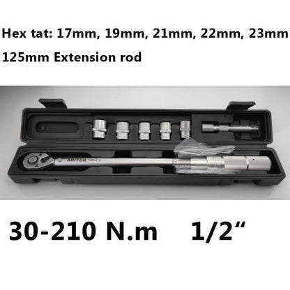 Torque Wrench 0.5-500N.m 1/4 3/8 1/2 Square Drive High Precision Vehicle Bicycle Repair Hand Tools Wrench Torque Wrench