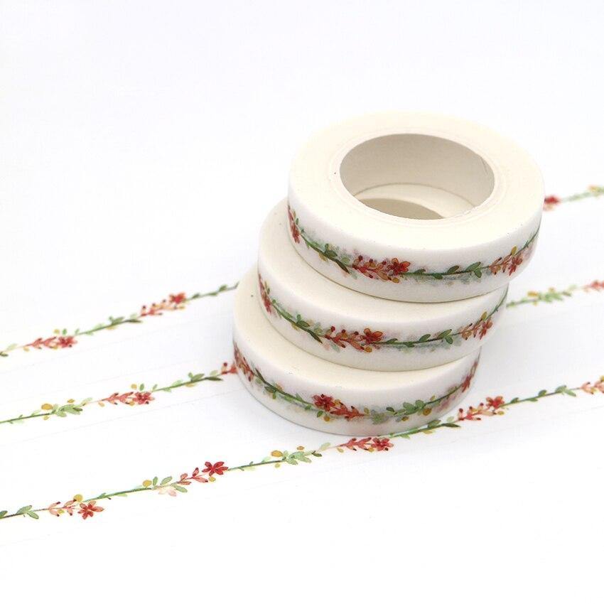 1 PCS Creative Washi Tape Log Pattern Decorative Adhesive Tapes Masking Paper Tapes 10m*10mm
