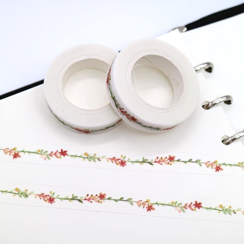 1 PCS Creative Washi Tape Log Pattern Decorative Adhesive Tapes Masking Paper Tapes 10m*10mm