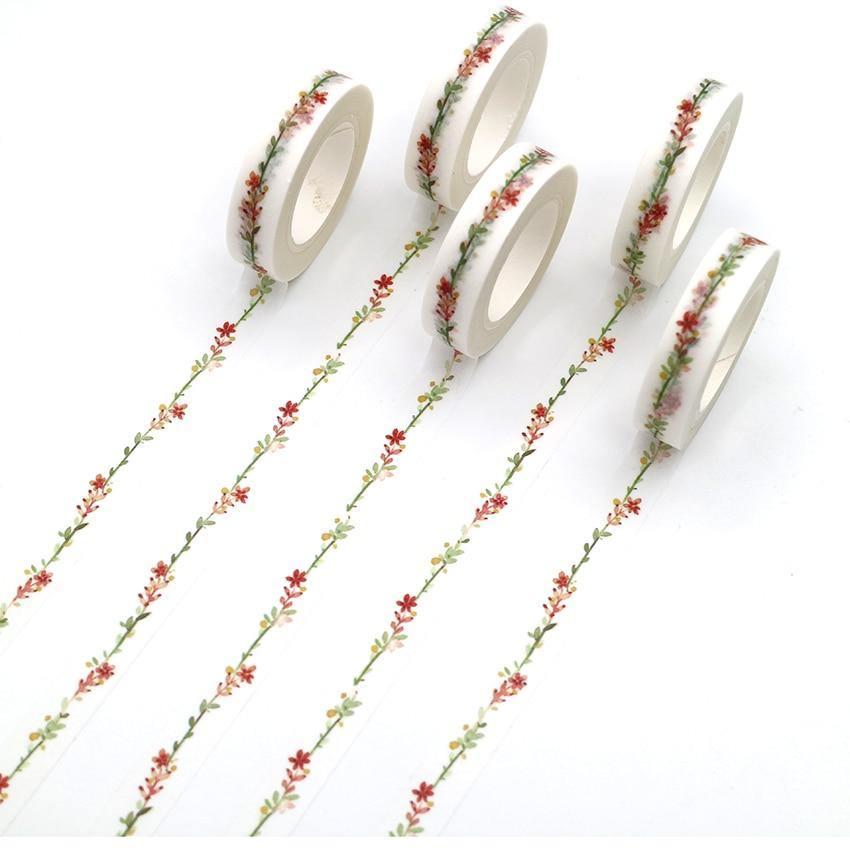 1 PCS Creative Washi Tape Log Pattern Decorative Adhesive Tapes Masking Paper Tapes 10m*10mm