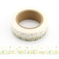 1PCS Colorful Foil Plants & Flowers Washi Tape DIY Decoration Scrapbooking Planner Masking Tape Kawaii Stationery Tape
