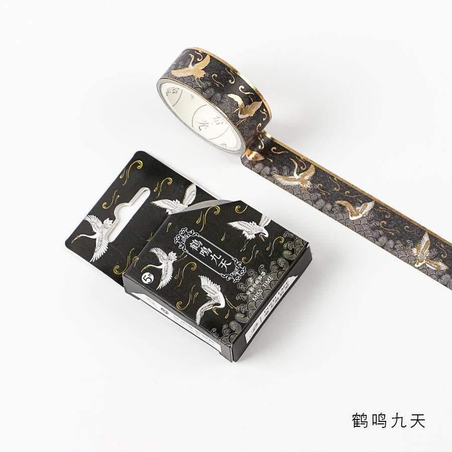 Totems Theme Foils Washi Tape DIY Decor Scrapbooking Stickers Masking Paper Decoration Tape Glue School Supplies