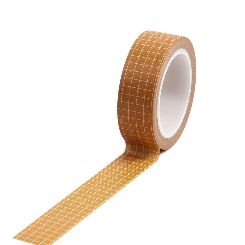 10M Black White Grid Washi Tape Planner Adhesive Tape DIY Scrapbooking Stickers Label Japanese Masking Tape