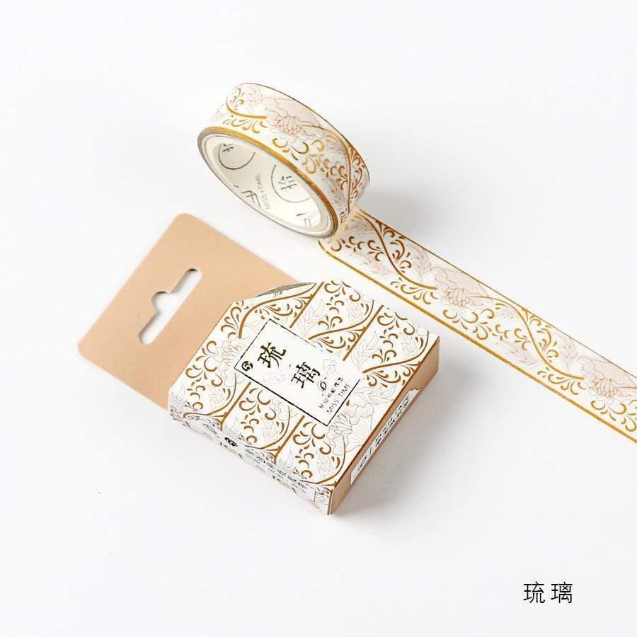 Totems Theme Foils Washi Tape DIY Decor Scrapbooking Stickers Masking Paper Decoration Tape Glue School Supplies