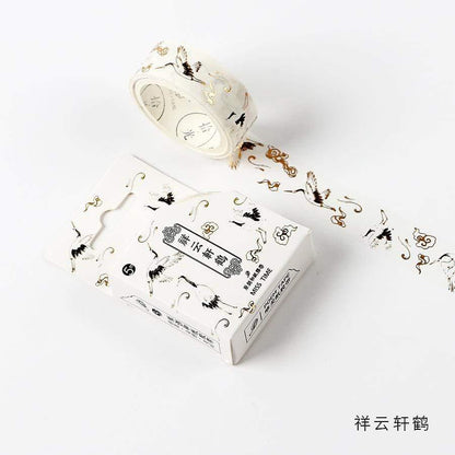 Totems Theme Foils Washi Tape DIY Decor Scrapbooking Stickers Masking Paper Decoration Tape Glue School Supplies