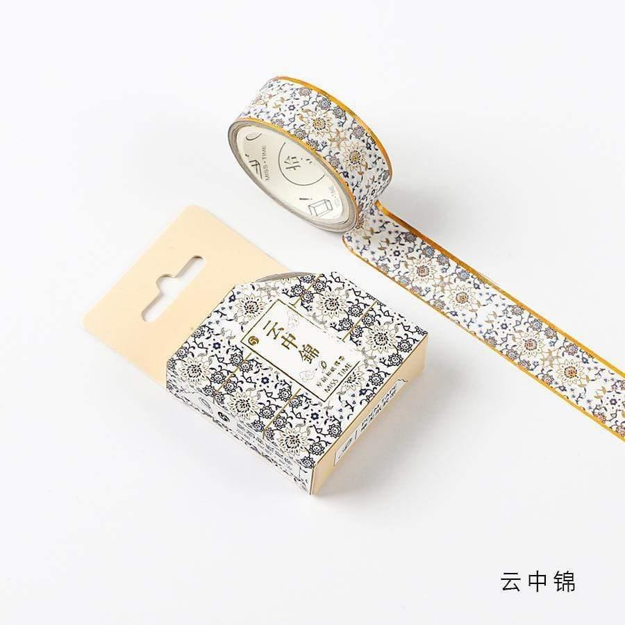 Totems Theme Foils Washi Tape DIY Decor Scrapbooking Stickers Masking Paper Decoration Tape Glue School Supplies