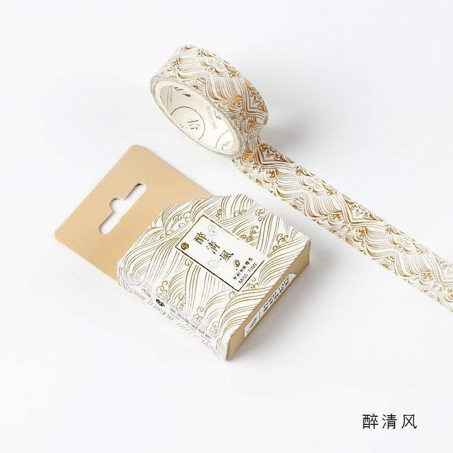 Totems Theme Foils Washi Tape DIY Decor Scrapbooking Stickers Masking Paper Decoration Tape Glue School Supplies