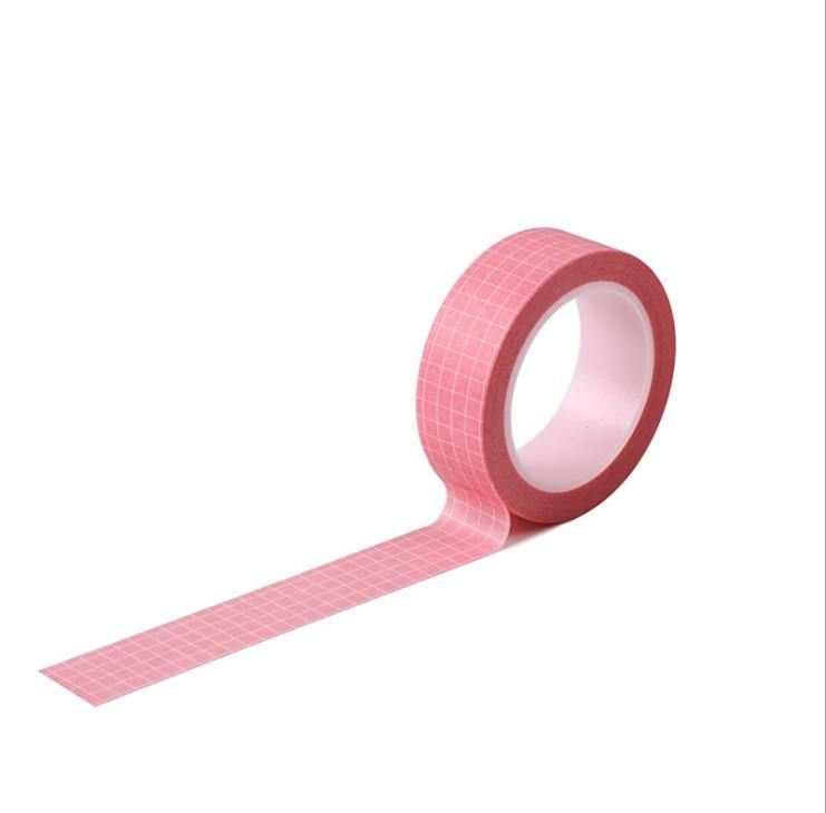 10M Black-White Grid Washi Tape Japanese Paper DIY Planner Cover Tape Adhesive Tape Stickers Decorative Stationery Tape