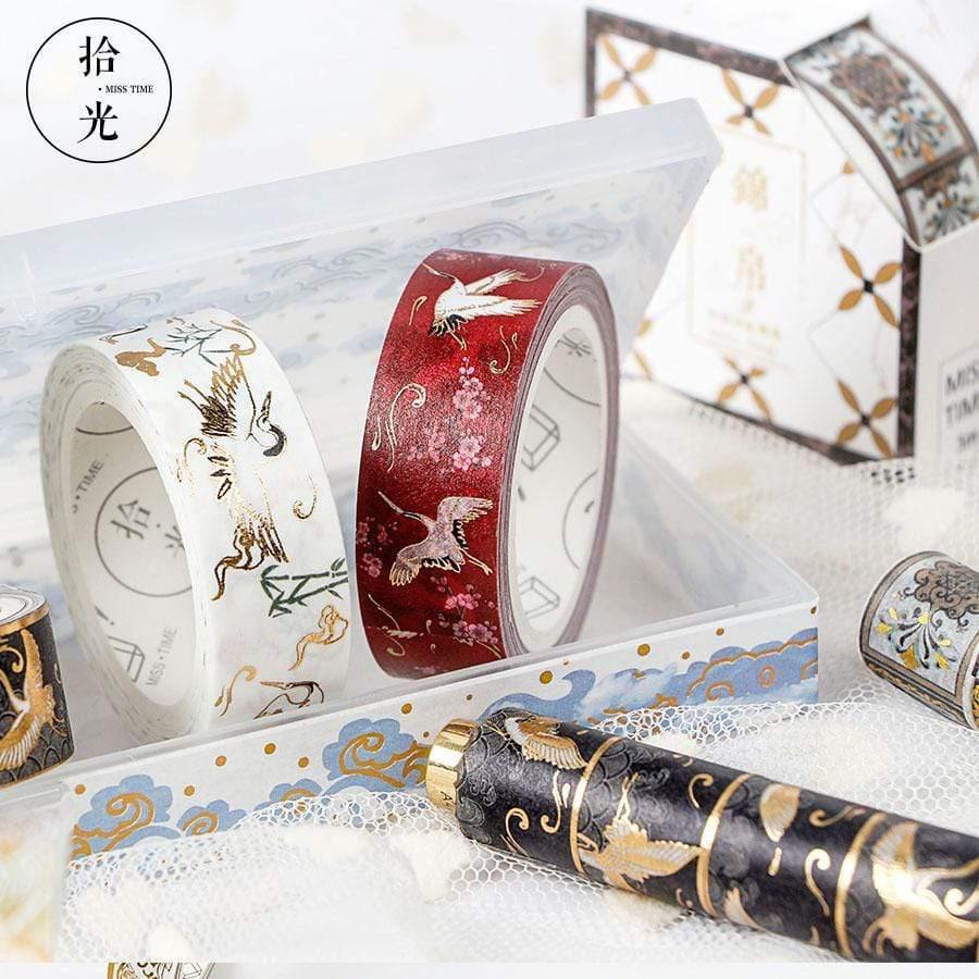Totems Theme Foils Washi Tape DIY Decor Scrapbooking Stickers Masking Paper Decoration Tape Glue School Supplies