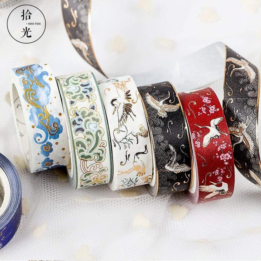 Totems Theme Foils Washi Tape DIY Decor Scrapbooking Stickers Masking Paper Decoration Tape Glue School Supplies