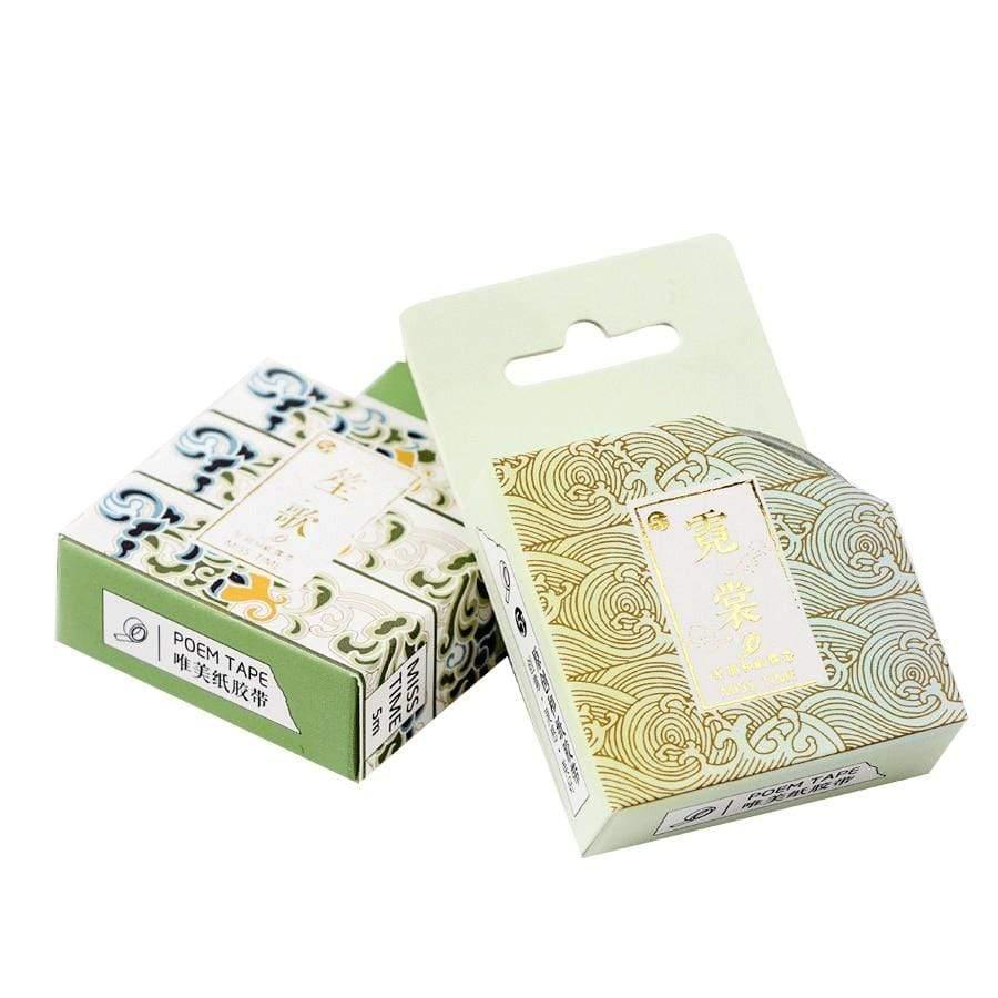 Totems Theme Foils Washi Tape DIY Decor Scrapbooking Stickers Masking Paper Decoration Tape Glue School Supplies