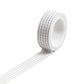 10M Black White Grid Washi Tape Planner Adhesive Tape DIY Scrapbooking Stickers Label Japanese Masking Tape